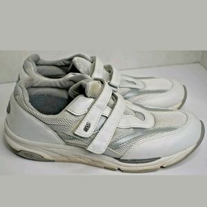 Sas White Hook Loop Casual Comfort Walk for Life Shoes Sneakers Womens 8.5 N